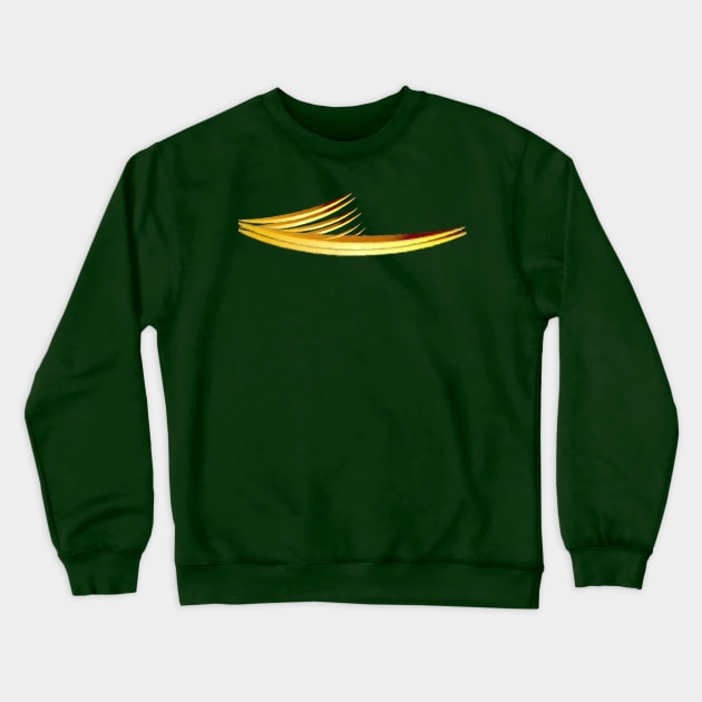 Gold art Crewneck Sweatshirt by Dilhani